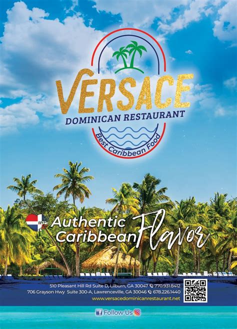 versace dominican restaurant caribbean food.